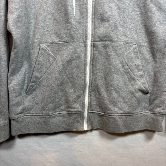 Nike Mens Gray Zip-Up Hoodie medium - Picture 3 of 12